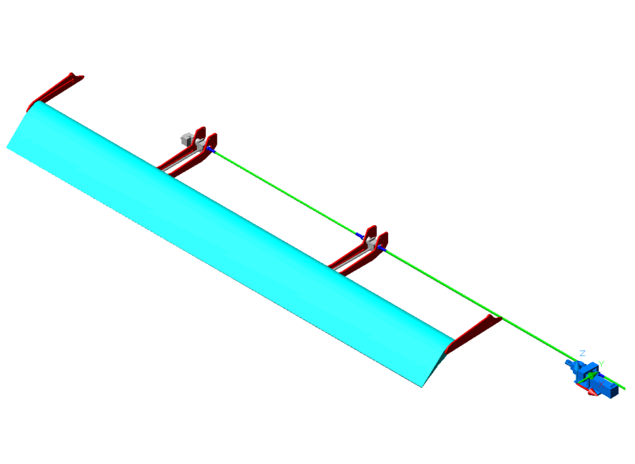 kinematics of the Fowler landing flap: landing (Landing Flaps Drive System)